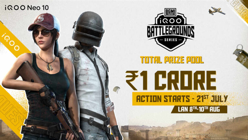 iQOO announces its biggest BGMI LAN event - ‘iQOO Battlegrounds Series’ with INR 1 Crore prize pool